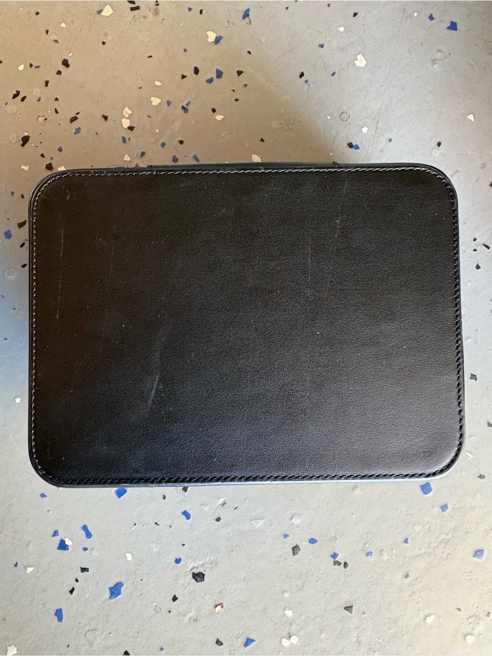 Coach Black Leather Zip Toiletry Case - Picture 6 of 6